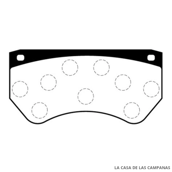 L3906-0M PASTILLAS DE FRENO DELANTERO