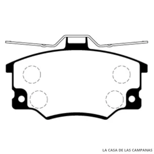L3907-0M PASTILLAS DE FRENO DELANTERO