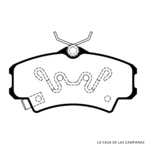 L3909-0M PASTILLAS DE FRENO DELANTERO