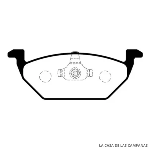 L3915-0M PASTILLAS DE FRENO DELANTERO