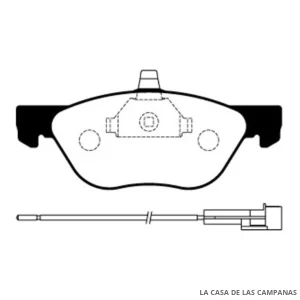 L3916-0M PASTILLAS DE FRENO DELANTERO