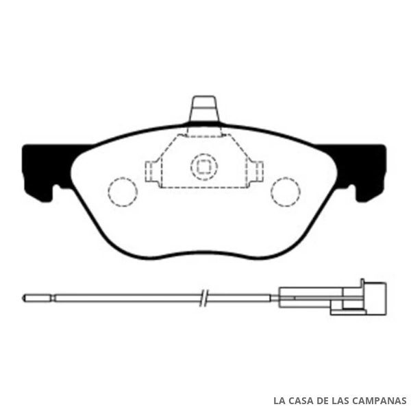 L3916-0ULT PASTILLAS DE FRENO DELANTERO