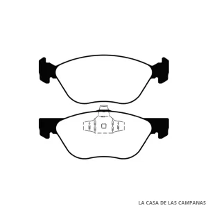 L3916-4M PASTILLAS DE FRENO DELANTERO
