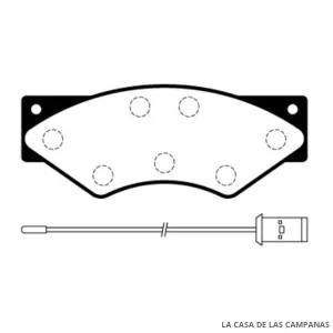 L3918-0M PASTILLAS DE FRENO DELANTERO