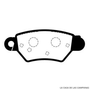L3921-0M PASTILLAS DE FRENO TRASERO
