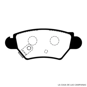 L3921-1M PASTILLAS DE FRENO TRASERO