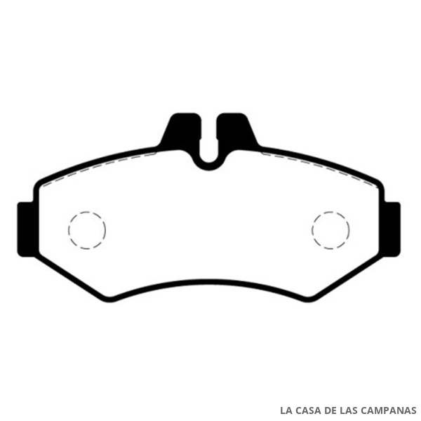 L3924-0M PASTILLAS DE FRENO TRASERO