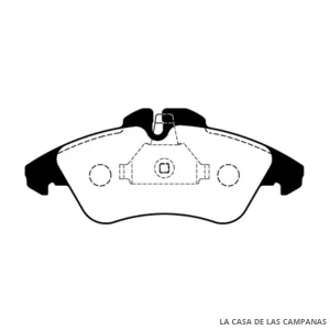 L3925-0M PASTILLAS DE FRENO DELANTERO