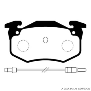 L3929-1M PASTILLAS DE FRENO TRASERO