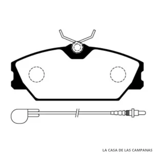 L3930-0M PASTILLAS DE FRENO DELANTERO