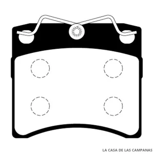 L3932-0M PASTILLAS DE FRENO DELANTERO