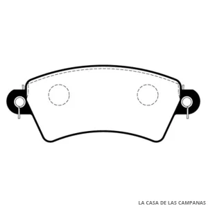 L3934-0M PASTILLAS DE FRENO DELANTERO