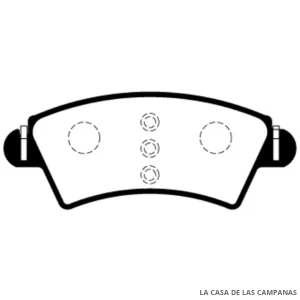 L3934-1M PASTILLAS DE FRENO DELANTERO