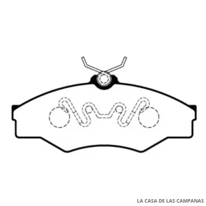 L3935-0M PASTILLAS DE FRENO DELANTERO