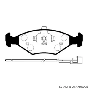 L3938-0M PASTILLAS DE FRENO DELANTERO
