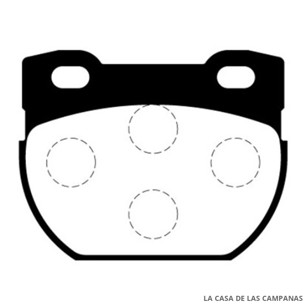 L3940-0M PASTILLAS DE FRENO TRASERO