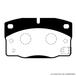 L3942-1M PASTILLAS DE FRENO DELANTERO