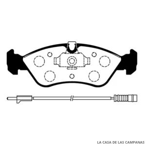 L3943-0M PASTILLAS DE FRENO TRASERO