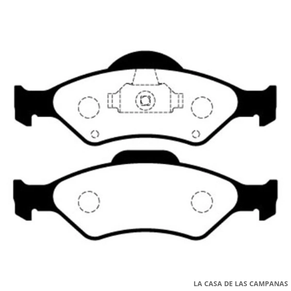 L3944-1M PASTILLAS DE FRENO DELANTERO