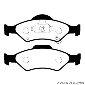 L3944-2M PASTILLAS DE FRENO DELANTERO