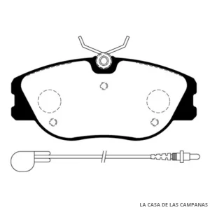 L3948-3M PASTILLAS DE FRENO DELANTERO