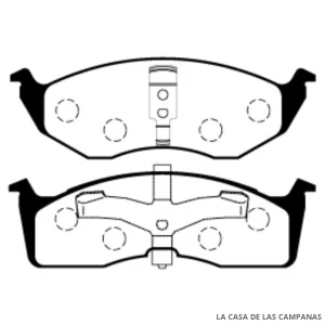 L3955-2M PASTILLAS DE FRENO DELANTERO