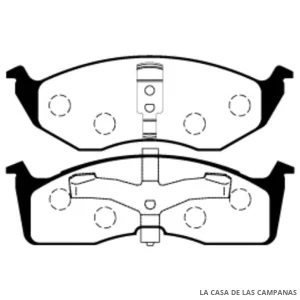 L3955-3M PASTILLAS DE FRENO DELANTERO