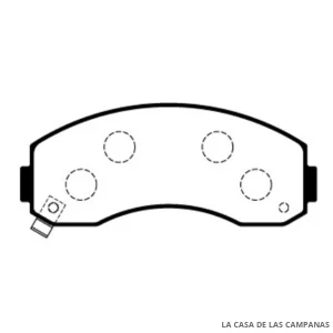 L3956-0M PASTILLAS DE FRENO DELANTERO