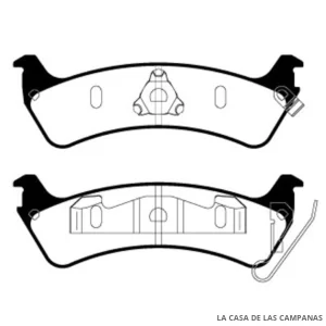 L3957-1M PASTILLAS DE FRENO TRASERO