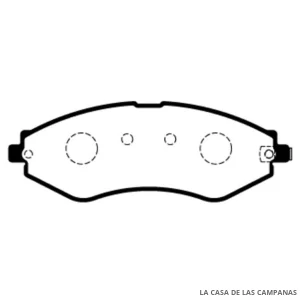 L3960-1M PASTILLAS DE FRENO DELANTERO