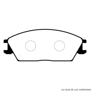 L3962-0M PASTILLAS DE FRENO DELANTERO
