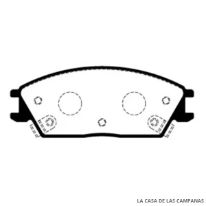 L3962-2M PASTILLAS DE FRENO DELANTERO