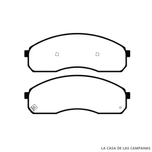L3964-0M PASTILLAS DE FRENO DELANTERO