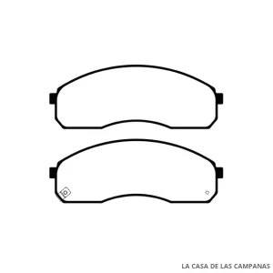 L3964-1M PASTILLAS DE FRENO DELANTERO