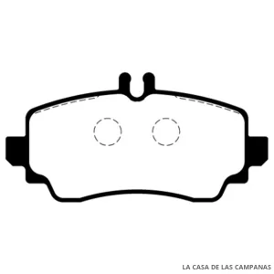 L3965-0M PASTILLAS DE FRENO DELANTERO