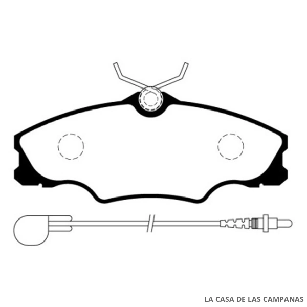 L3967-0M PASTILLAS DE FRENO DELANTERO