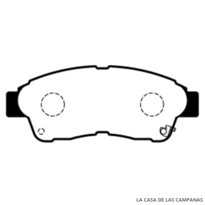 L3969-0M PASTILLAS DE FRENO DELANTERO