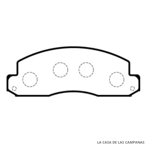 L3970-0M PASTILLAS DE FRENO DELANTERO