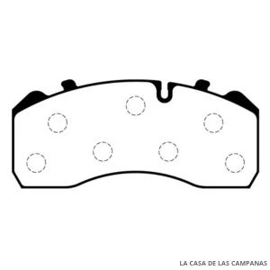 L3972-0M PASTILLAS DE FRENO DELANTERO