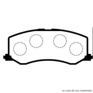 L3978-0M PASTILLAS DE FRENO DELANTERO