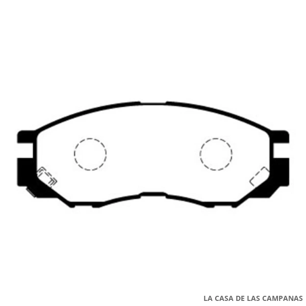 L3982-0M PASTILLAS DE FRENO DELANTERO