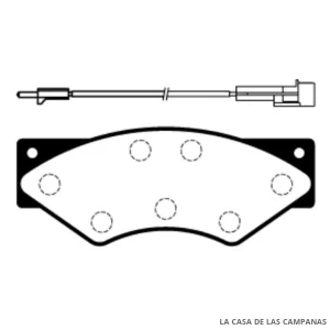 L3983-0M PASTILLAS DE FRENO DELANTERO