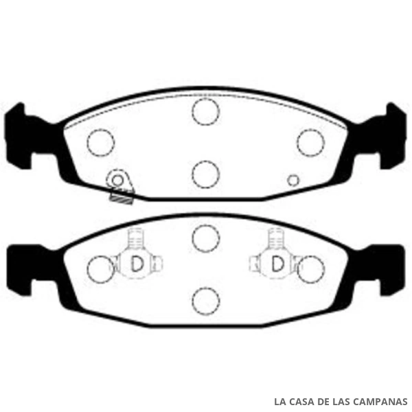 L3986-0ULT PASTILLAS DE FRENO DELANTERO