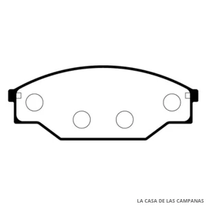 L3987-0M PASTILLAS DE FRENO DELANTERO