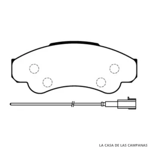 L3991-0M PASTILLAS DE FRENO DELANTERO