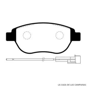 L3995-1M PASTILLAS DE FRENO DELANTERO