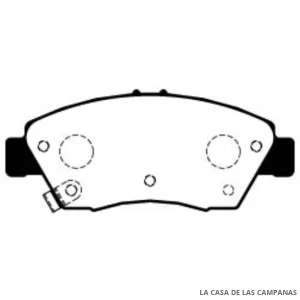 L4003-0M PASTILLAS DE FRENO DELANTERO