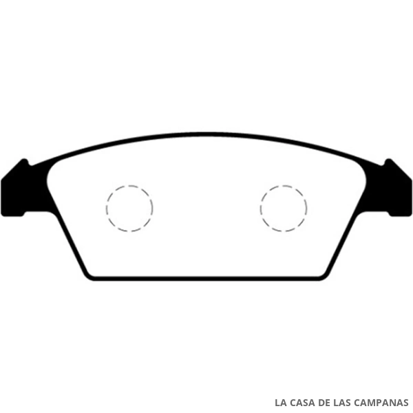 L4004-0M PASTILLAS DE FRENO DELANTERO