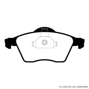 L4010-0M PASTILLAS DE FRENO DELANTERO