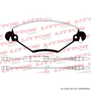 L4011-0M PASTILLAS DE FRENO DELANTERO